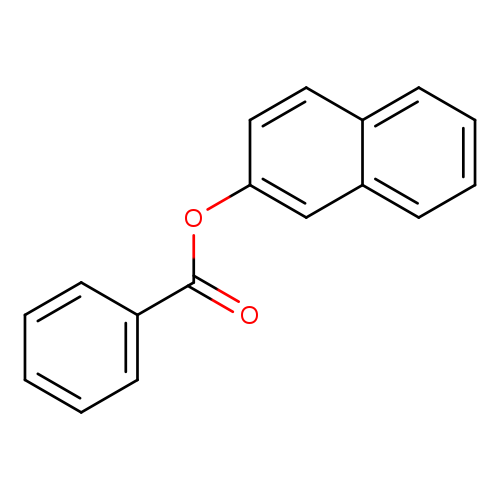 O=C(c1ccccc1)Oc1ccc2c(c1)cccc2