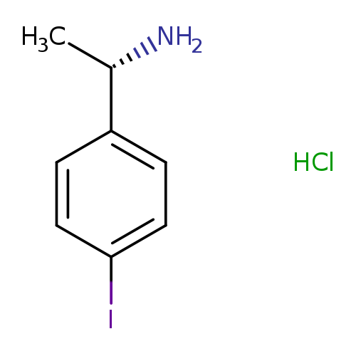 C[C@@H](c1ccc(cc1)I)N.Cl