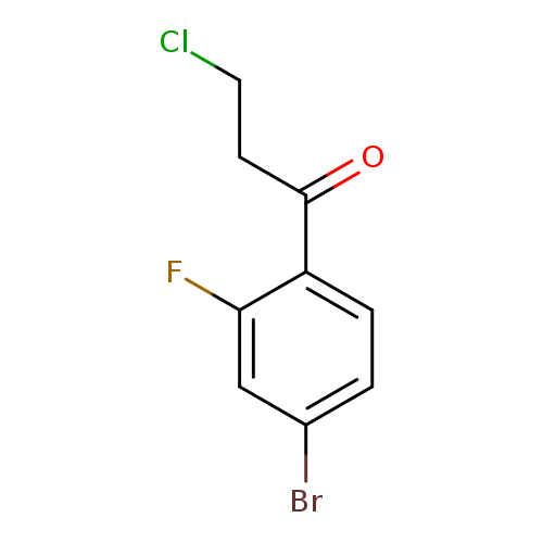ClCCC(=O)c1ccc(cc1F)Br