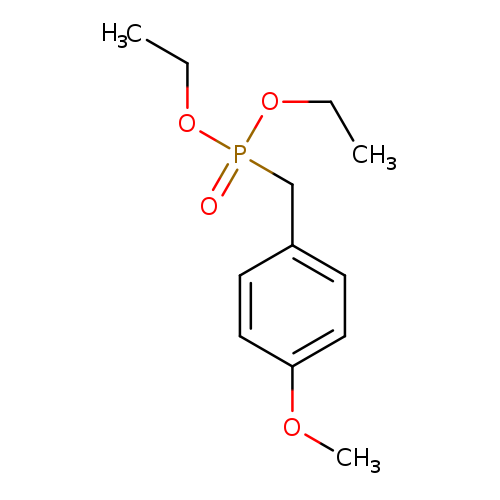 CCOP(=O)(Cc1ccc(cc1)OC)OCC