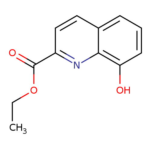 CCOC(=O)c1ccc2c(n1)c(O)ccc2