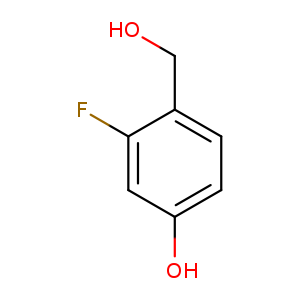 OCc1ccc(cc1F)O