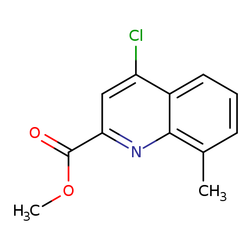 COC(=O)c1cc(Cl)c2c(n1)c(C)ccc2