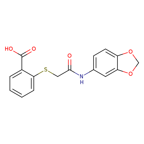 O=C(Nc1ccc2c(c1)OCO2)CSc1ccccc1C(=O)O