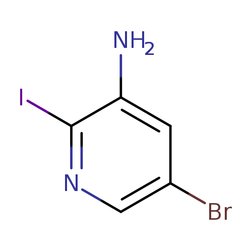 Brc1cnc(c(c1)N)I