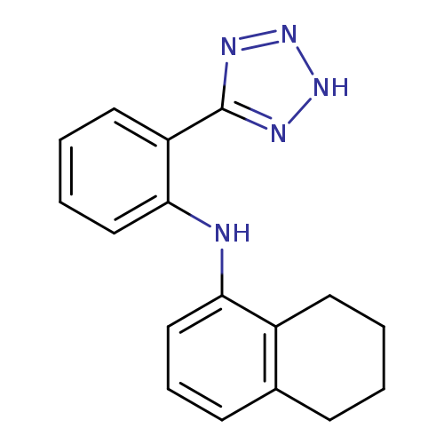 C1CCc2c(C1)c(ccc2)Nc1ccccc1c1n[nH]nn1