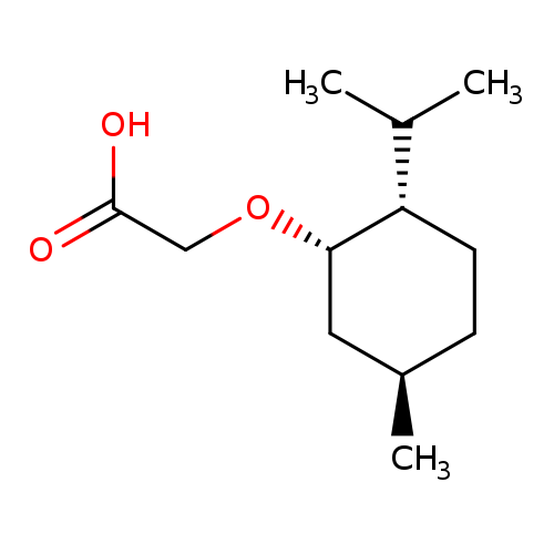 C[C@@H]1CC[C@H]([C@H](C1)OCC(=O)O)C(C)C