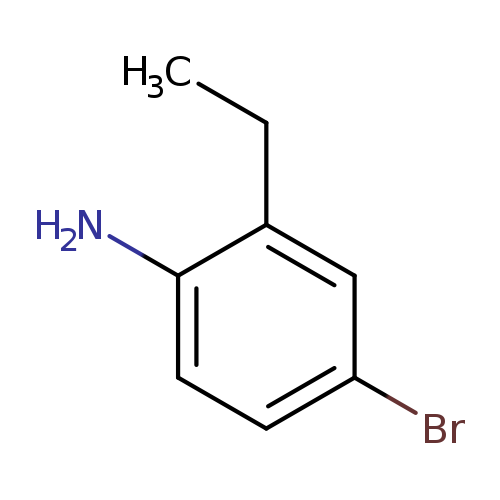 CCc1cc(Br)ccc1N