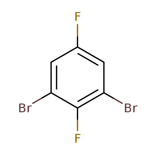 Fc1cc(Br)c(c(c1)Br)F