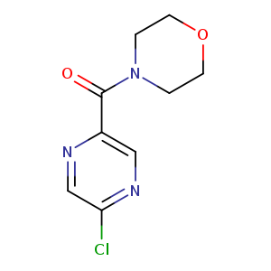 O=C(c1ncc(nc1)Cl)N1CCOCC1