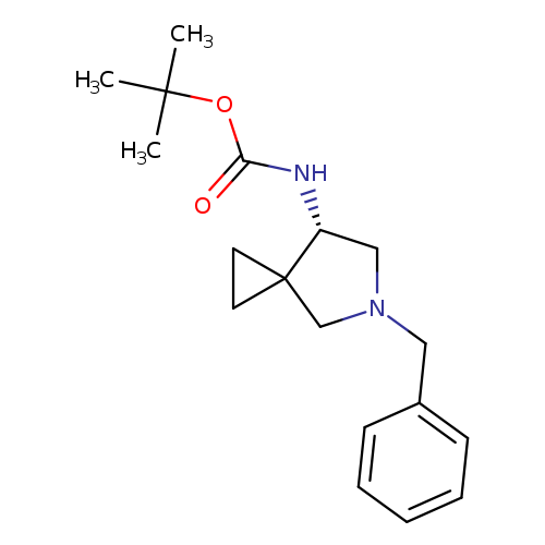 O=C(OC(C)(C)C)N[C@@H]1CN(CC21CC2)Cc1ccccc1