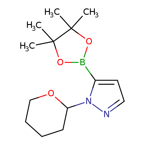 CC1(C)OB(OC1(C)C)c1ccnn1C1CCCCO1