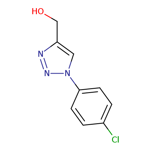 OCc1nnn(c1)c1ccc(cc1)Cl