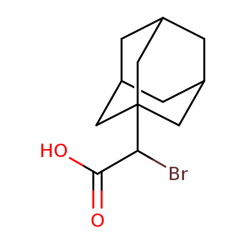 BrC(C12CC3CC(C2)CC(C1)C3)C(=O)O
