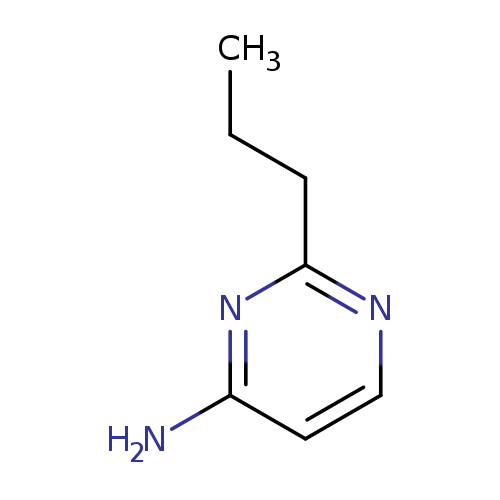 CCCc1nccc(n1)N