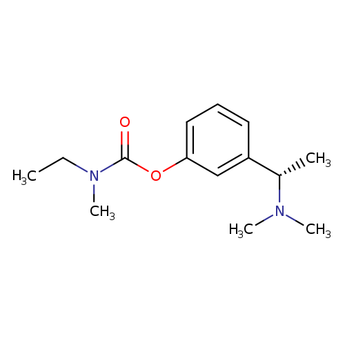 CCN(C(=O)Oc1cccc(c1)[C@@H](N(C)C)C)C