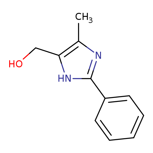 OCc1[nH]c(nc1C)c1ccccc1