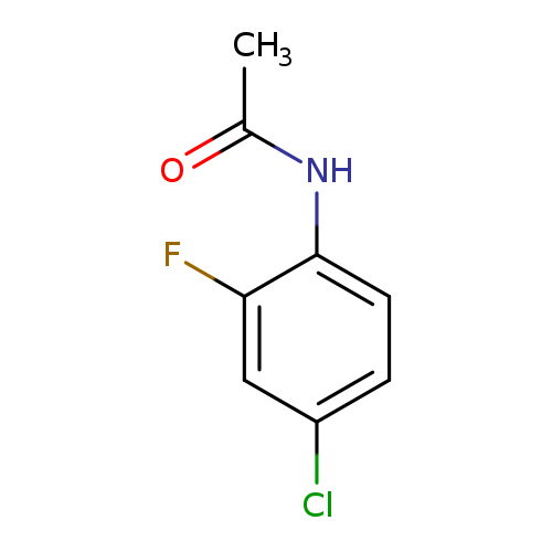 CC(=O)Nc1ccc(cc1F)Cl