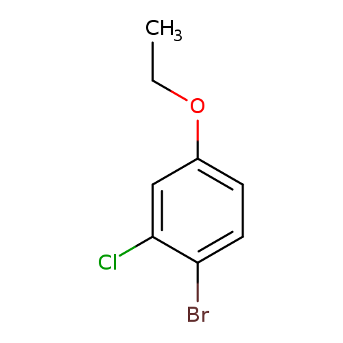 CCOc1ccc(c(c1)Cl)Br