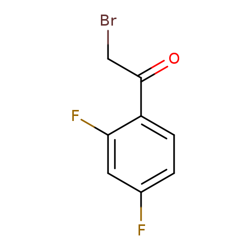 BrCC(=O)c1ccc(cc1F)F