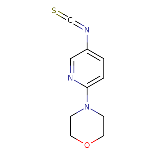 S=C=Nc1ccc(nc1)N1CCOCC1