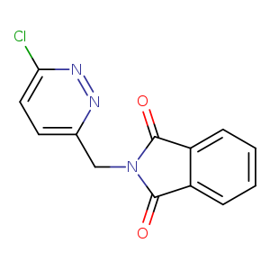 O=C1N(Cc2ccc(nn2)Cl)C(=O)c2c1cccc2