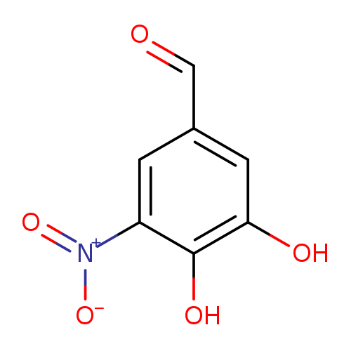 O=Cc1cc(O)c(c(c1)[N+](=O)[O-])O