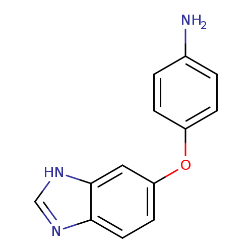 Nc1ccc(cc1)Oc1ccc2c(c1)[nH]cn2