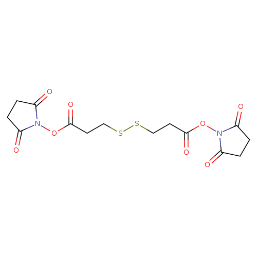 O=C(ON1C(=O)CCC1=O)CCSSCCC(=O)ON1C(=O)CCC1=O