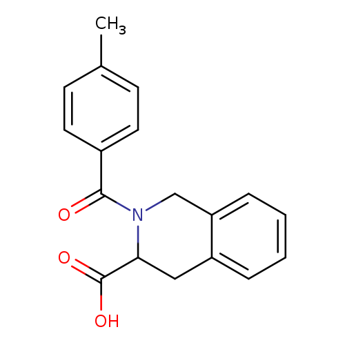 OC(=O)C1Cc2ccccc2CN1C(=O)c1ccc(cc1)C