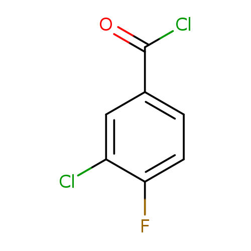 ClC(=O)c1ccc(c(c1)Cl)F