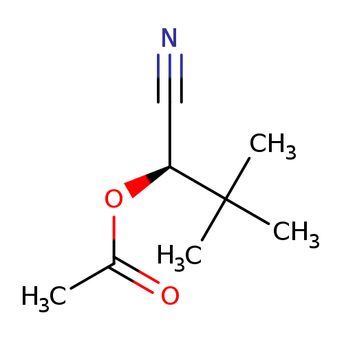 N#C[C@@H](C(C)(C)C)OC(=O)C