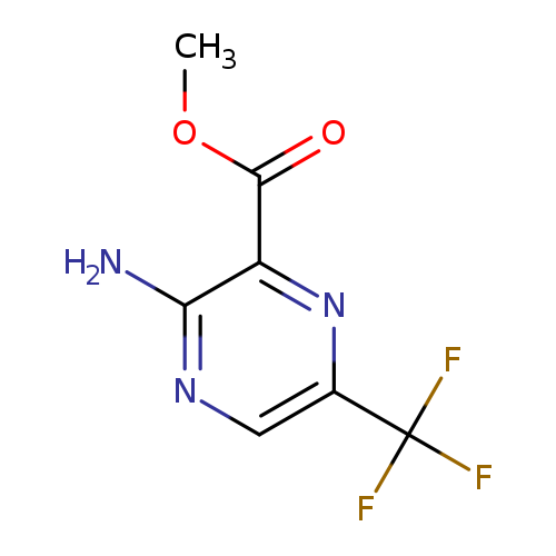 COC(=O)c1nc(cnc1N)C(F)(F)F