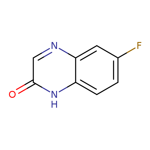 Fc1ccc2c(c1)ncc(=O)[nH]2