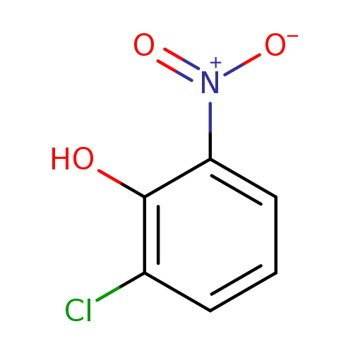 [O-][N+](=O)c1cccc(c1O)Cl