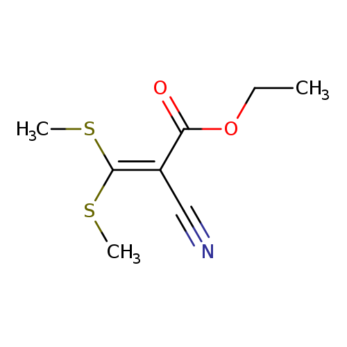 CCOC(=O)C(=C(SC)SC)C#N