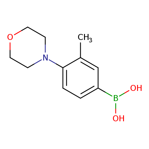 Cc1cc(ccc1N1CCOCC1)B(O)O