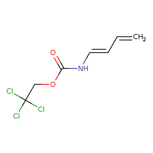 C=C/C=C/NC(=O)OCC(Cl)(Cl)Cl