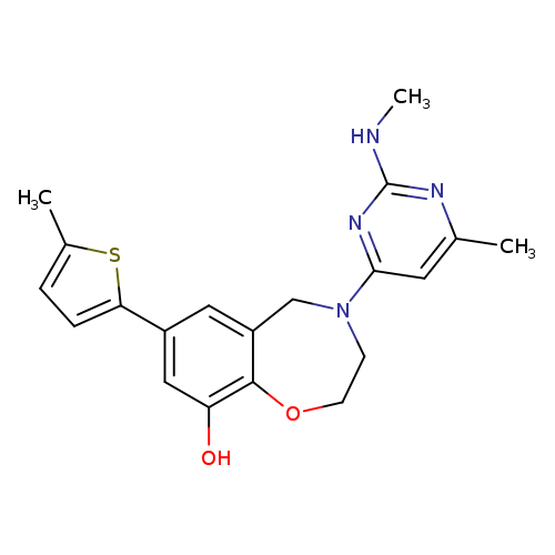 CNc1nc(cc(n1)C)N1CCOc2c(C1)cc(cc2O)c1ccc(s1)C