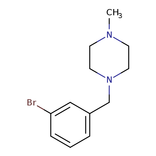 CN1CCN(CC1)Cc1cccc(c1)Br