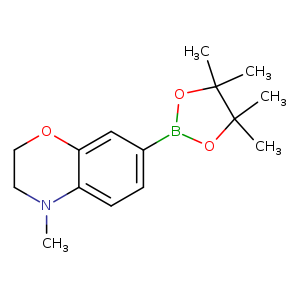 CN1CCOc2c1ccc(c2)B1OC(C(O1)(C)C)(C)C