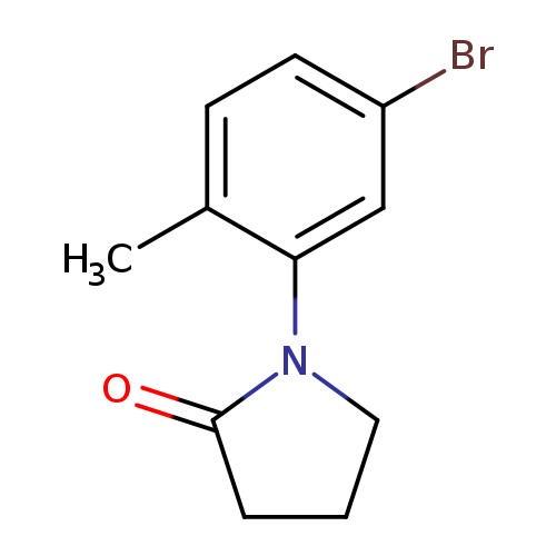 Brc1ccc(c(c1)N1CCCC1=O)C