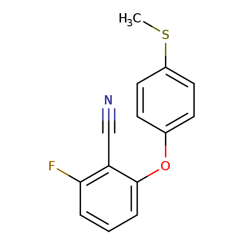 CSc1ccc(cc1)Oc1cccc(c1C#N)F