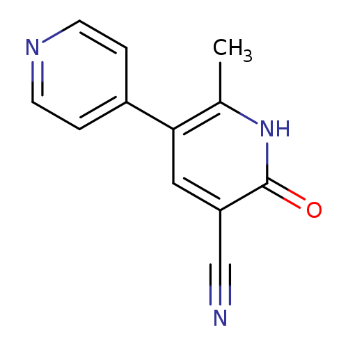 N#Cc1cc(c2ccncc2)c([nH]c1=O)C