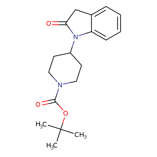 O=C1Cc2c(N1C1CCN(CC1)C(=O)OC(C)(C)C)cccc2