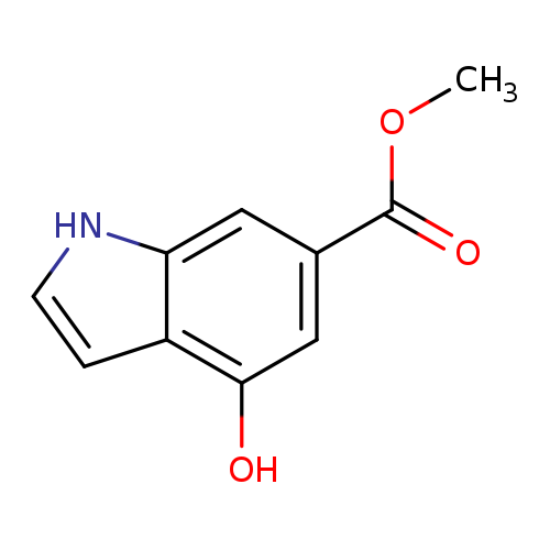 COC(=O)c1cc(O)c2c(c1)[nH]cc2