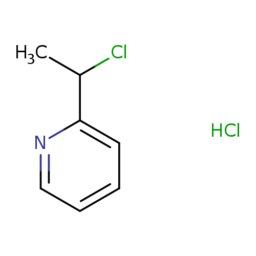 CC(c1ccccn1)Cl.Cl