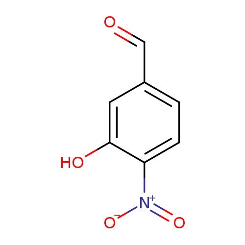 O=Cc1ccc(c(c1)O)[N+](=O)[O-]