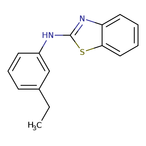 CCc1cccc(c1)Nc1nc2c(s1)cccc2