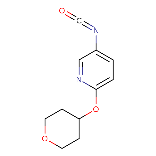 O=C=Nc1ccc(nc1)OC1CCOCC1